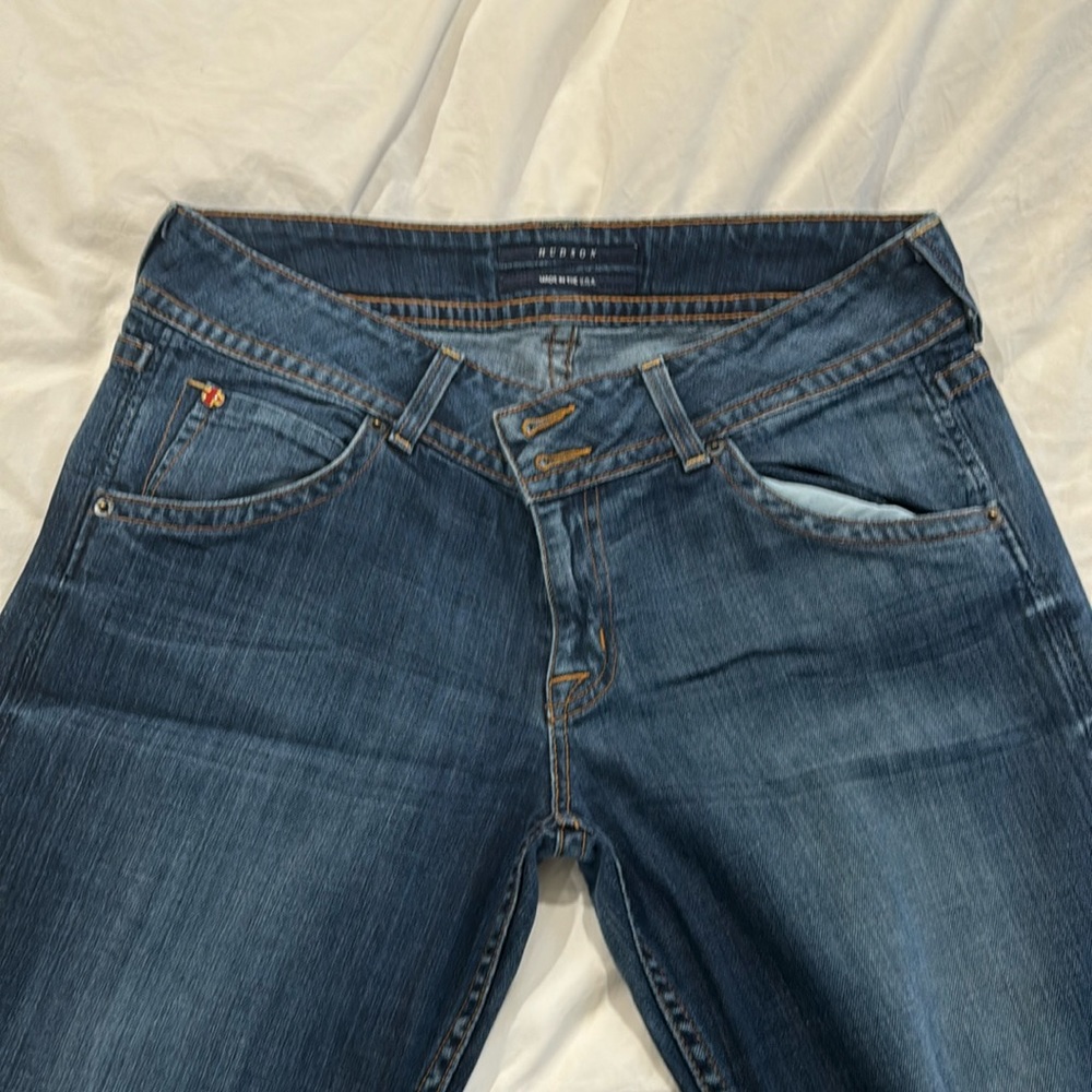 Hudson jeans made in the USA size 31  length 32like new boot cut
